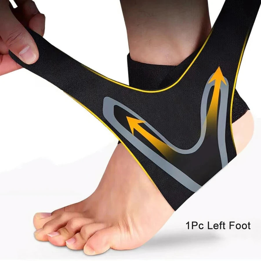 Ankle Brace Support Compression Sleeve Breathable Running Foot Bandage Football Cycling Protective Wrap Sport Socks