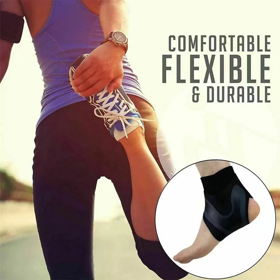 Ankle Brace Support Compression Sleeve Breathable Running Foot Bandage Football Cycling Protective Wrap Sport Socks