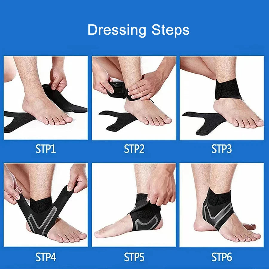 Ankle Brace Support Compression Sleeve Breathable Running Foot Bandage Football Cycling Protective Wrap Sport Socks