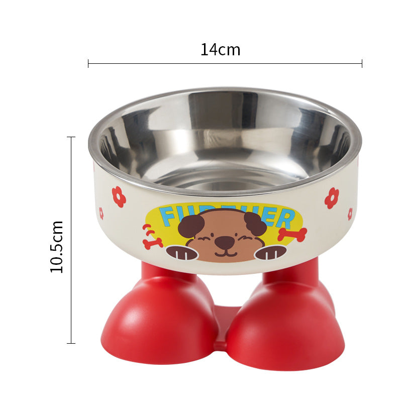 Stainless steel pet bowl